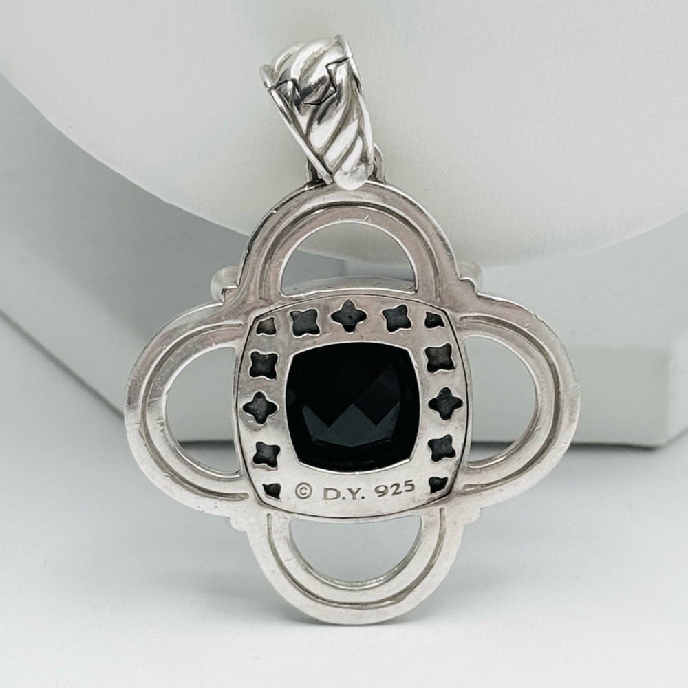 David Yurman Large Renaissance Black Onyx
Diamond Pendant - Picture 7 of 7